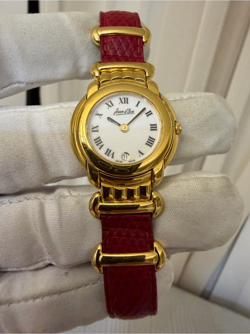 Jean d'Eve Collection Antheis Swiss Made Ladies Watch 262466 Sapphire Crystal